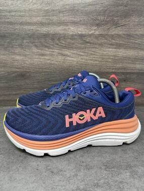HOKA Gaviota 5 Sneakers Womens Size 9 Blue Orange Running One One